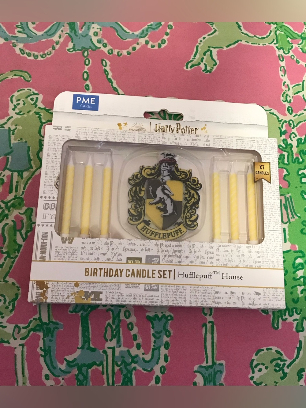 Harry Potter Hufflepuff Candle Set